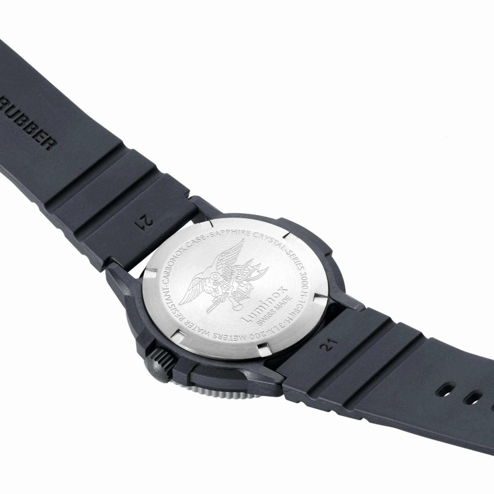 Luminox Men's Watch - Navy Seal Original Black Dial Quartz Rubber Strap | XS.3001.H