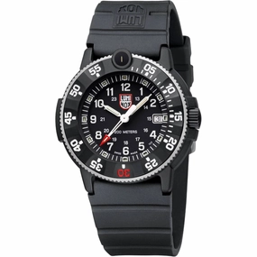 Luminox Men's Watch - Navy Seal Original Black Dial Quartz Rubber Strap | XS.3001.H