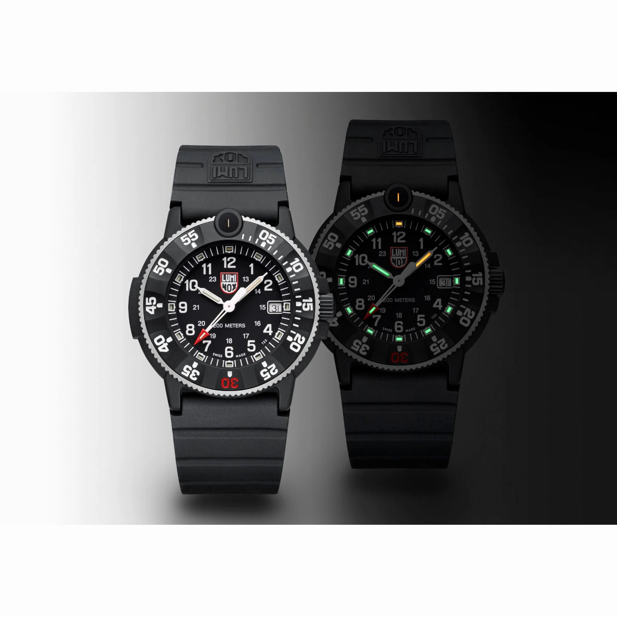 Luminox Men's Watch - Navy Seal Original Black Dial Quartz Rubber Strap | XS.3001.H