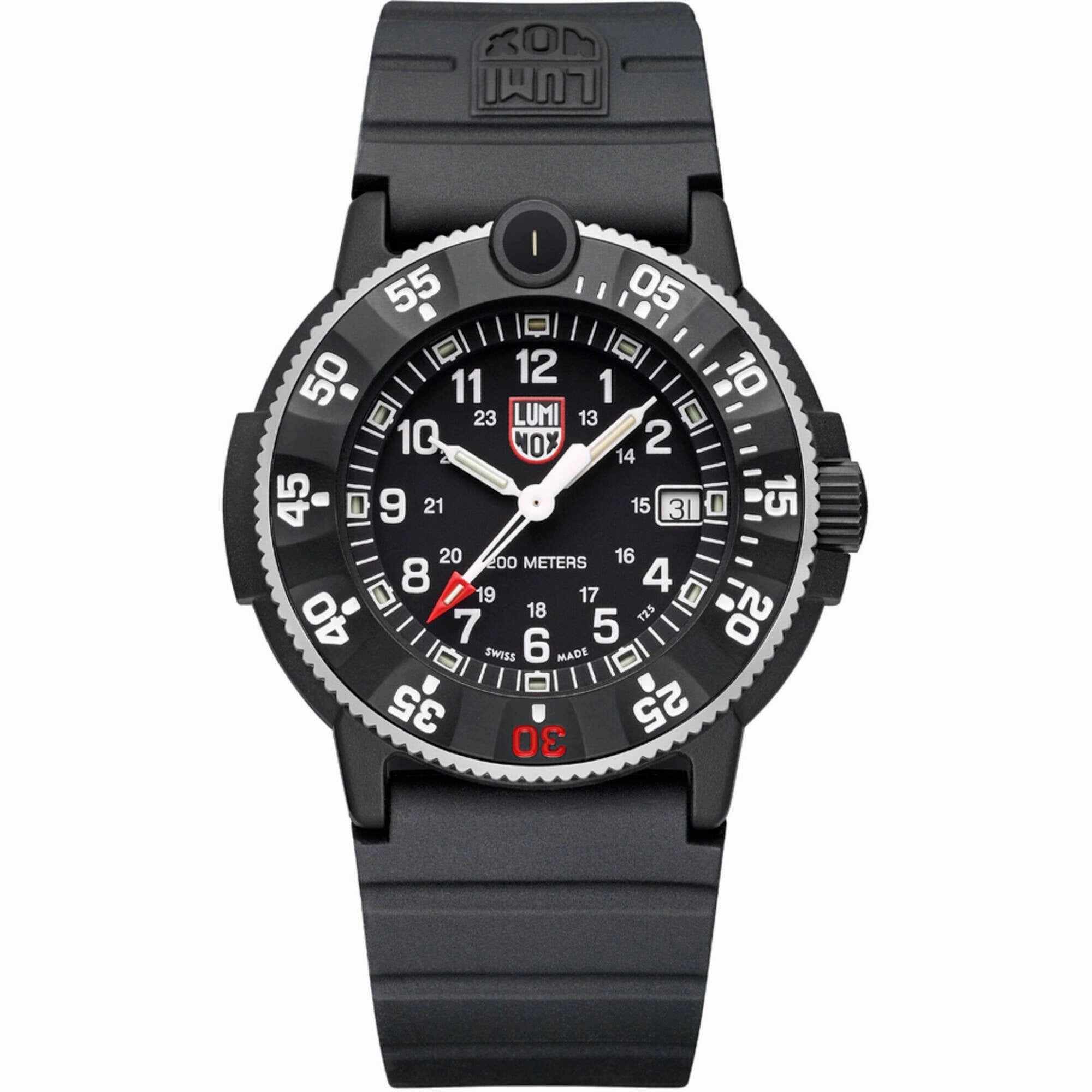 Luminox Men's Watch - Navy Seal Original Black Dial Quartz Rubber Strap | XS.3001.H