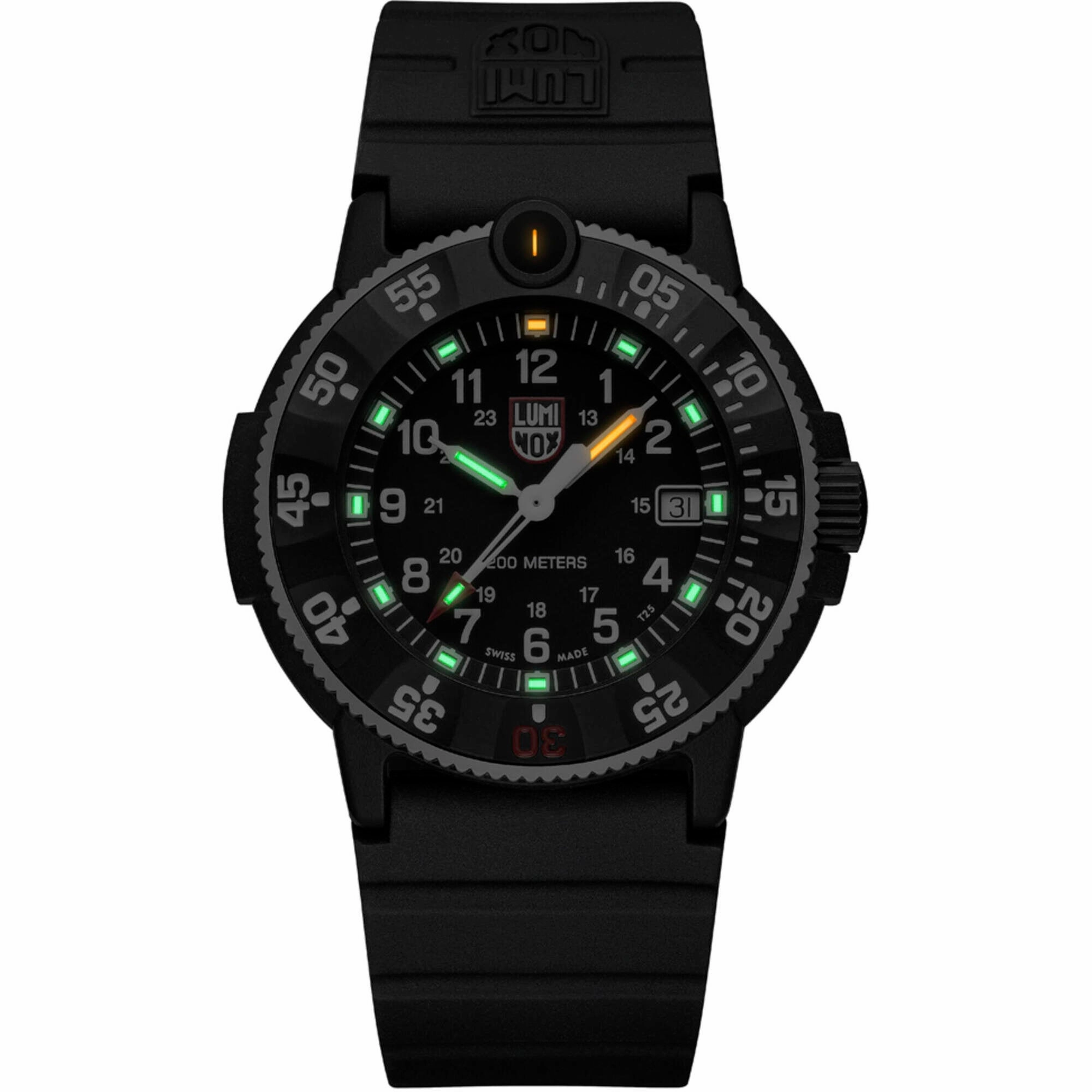 Luminox Men's Watch - Navy Seal Original Black Dial Quartz Rubber Strap | XS.3001.H