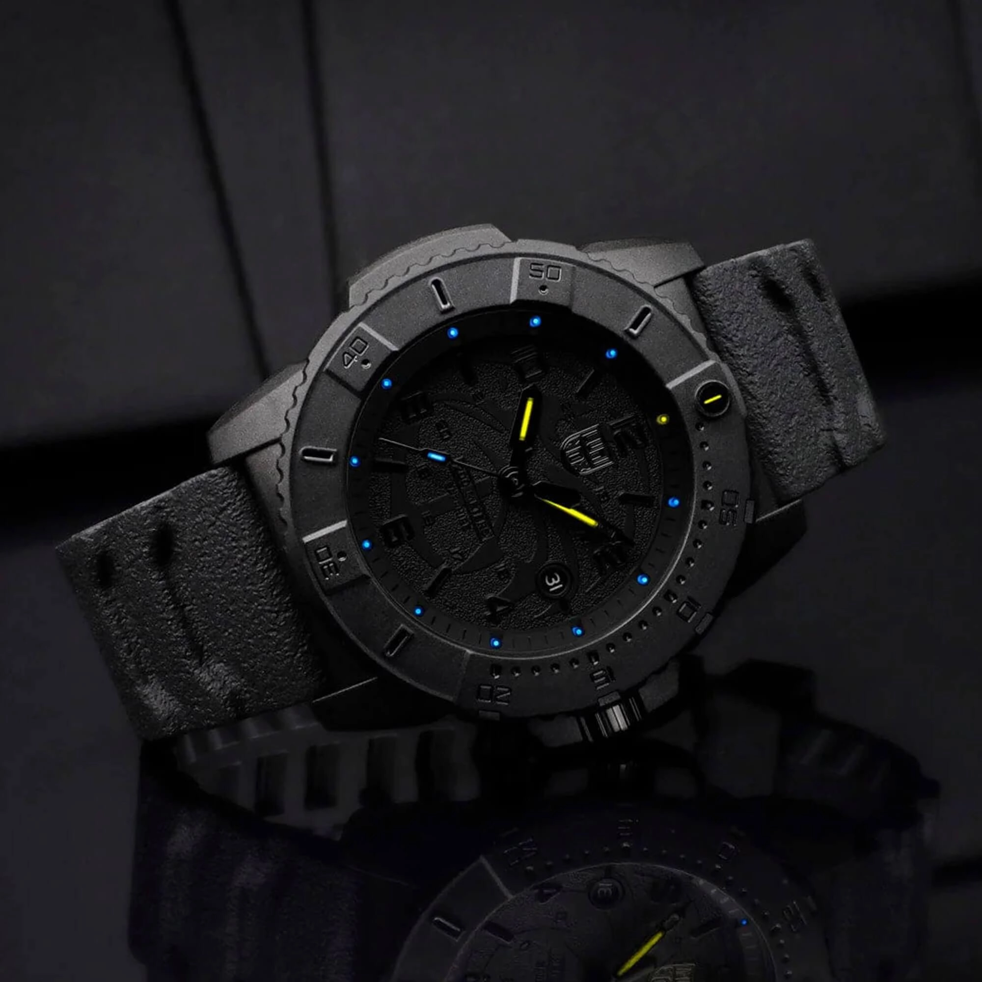 Luminox Men's Watch - Navy SEAL Quartz Black Dial Silicone Strap | XS.3601.BO.NSF