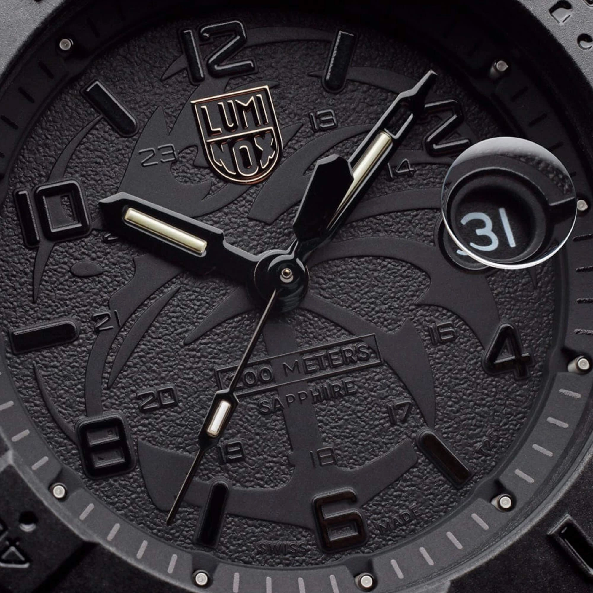 Luminox Men's Watch - Navy SEAL Quartz Black Dial Silicone Strap | XS.3601.BO.NSF