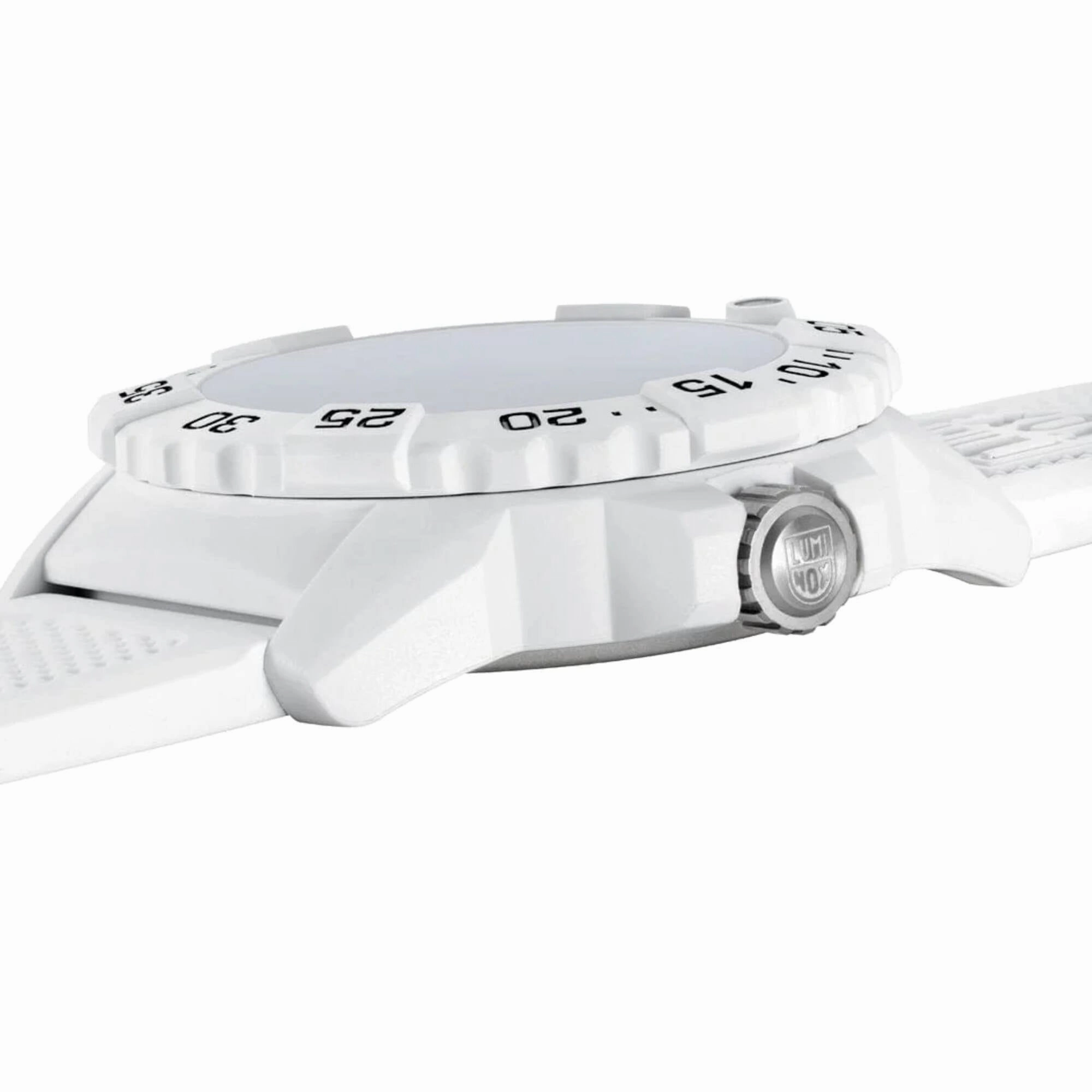 Luminox Men's Watch - Navy Seal Quartz Black Dial White Rubber Strap | XS.3507.WB
