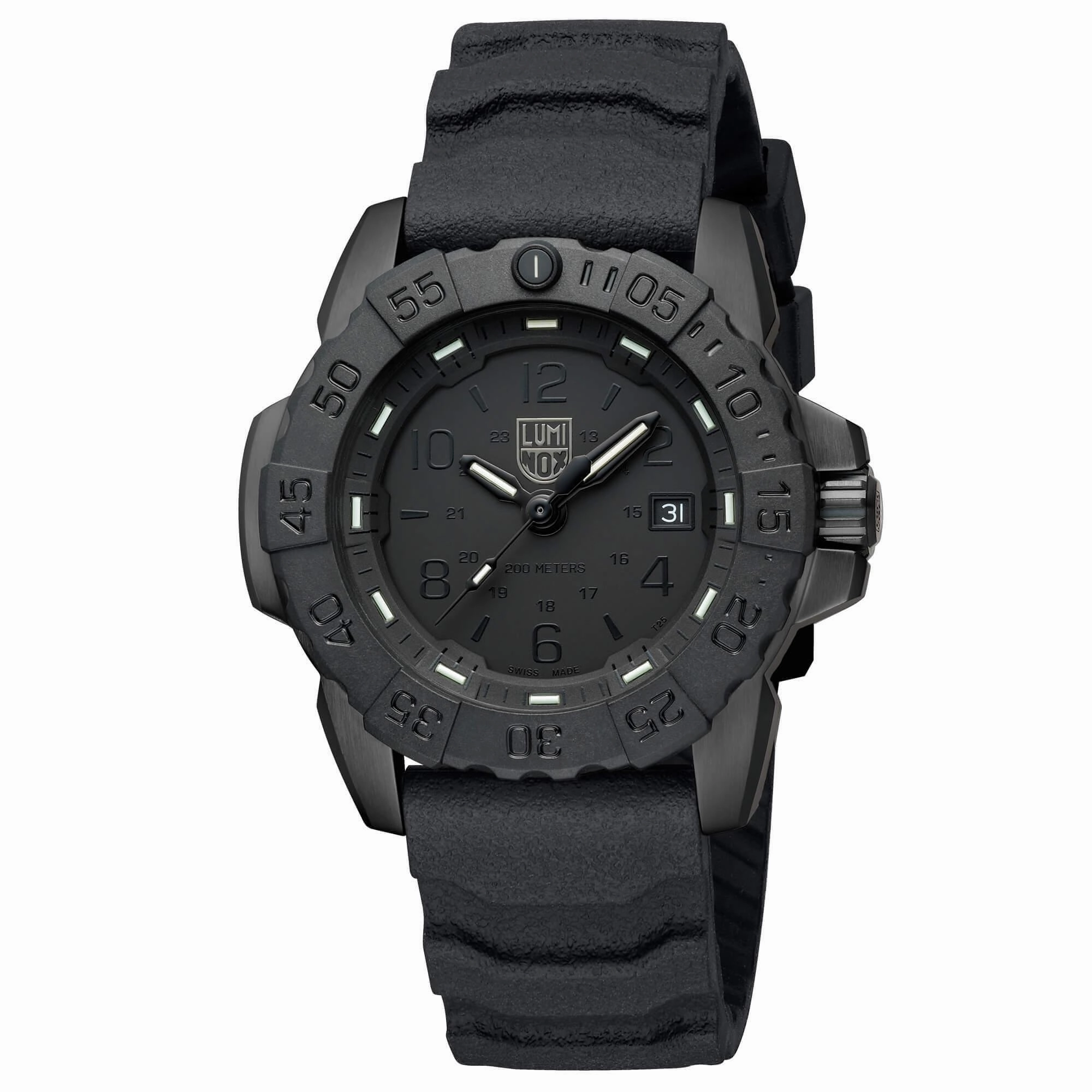 Luminox Men's Watch - Navy Seal Swiss Quartz Black Dial Rubber Strap | XS.3251.BO.CB