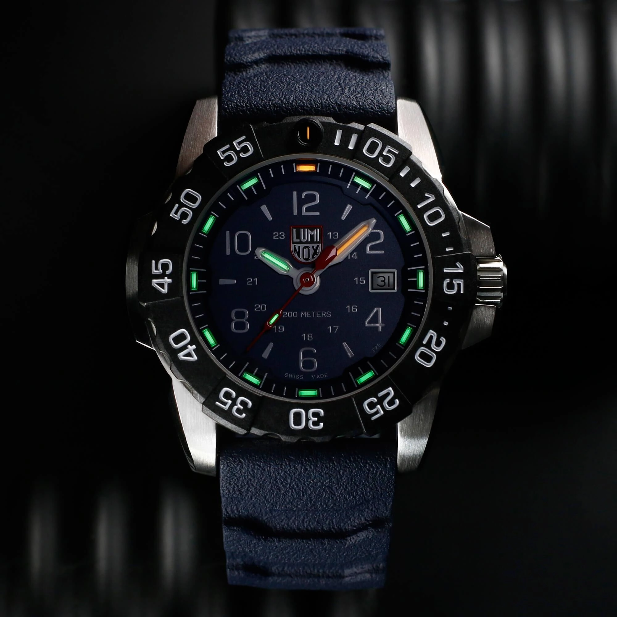 Luminox Men's Watch - Navy Seal Swiss Quartz Rotating Bezel Blue Strap | XS.3253.CB