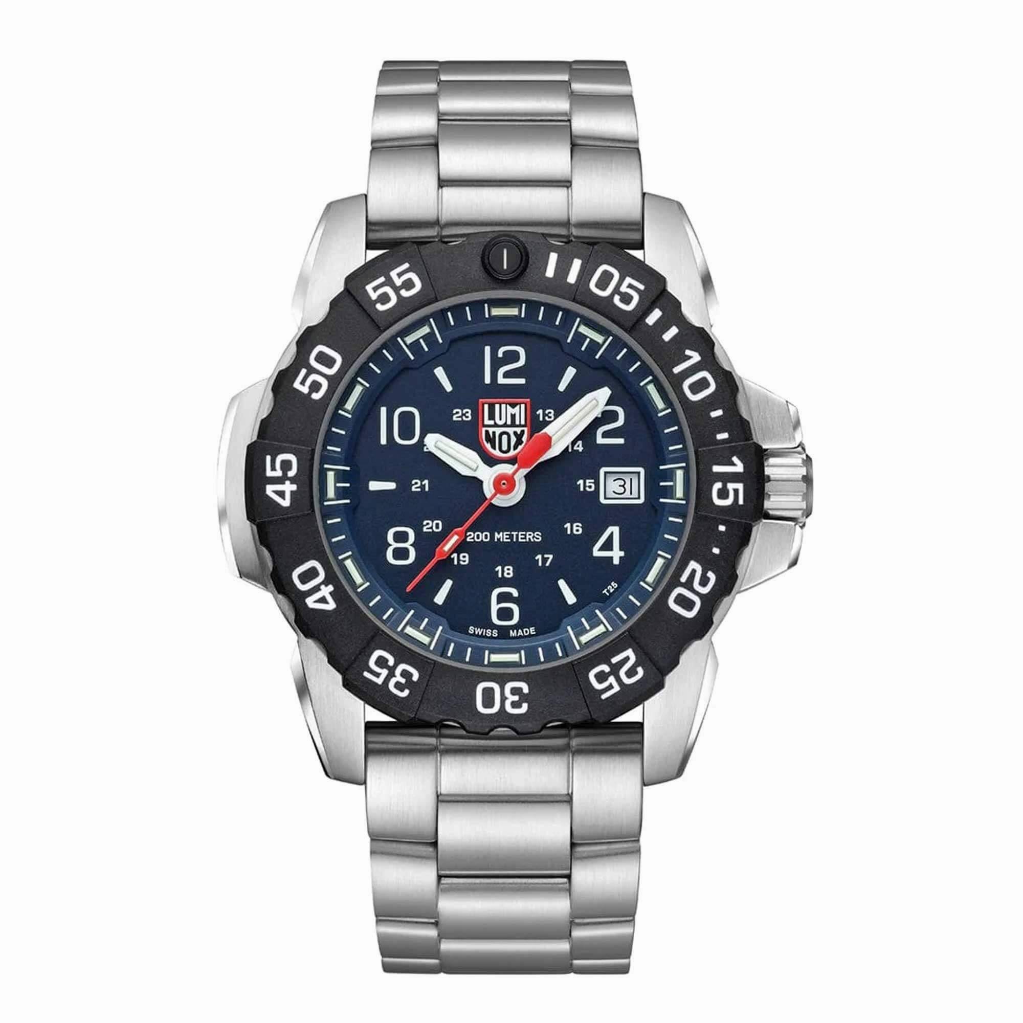 Luminox Men's Watch - Navy Seal Swiss Quartz Stainless Steel Bracelet | XS.3254.CB