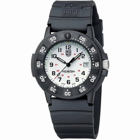 Luminox Men's Watch - Navy SEAL White Dial Black Silicone Strap | XS.3007.EVO.S