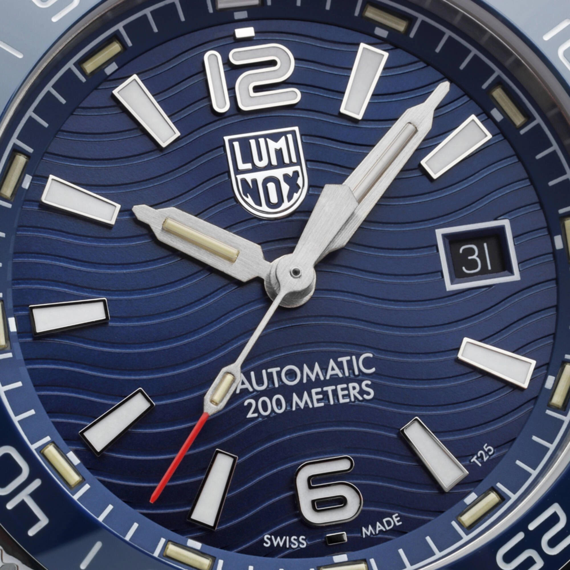Luminox Men's Watch - Pacific Diver Automatic Blue Dial Silver Bracelet | XS.3104