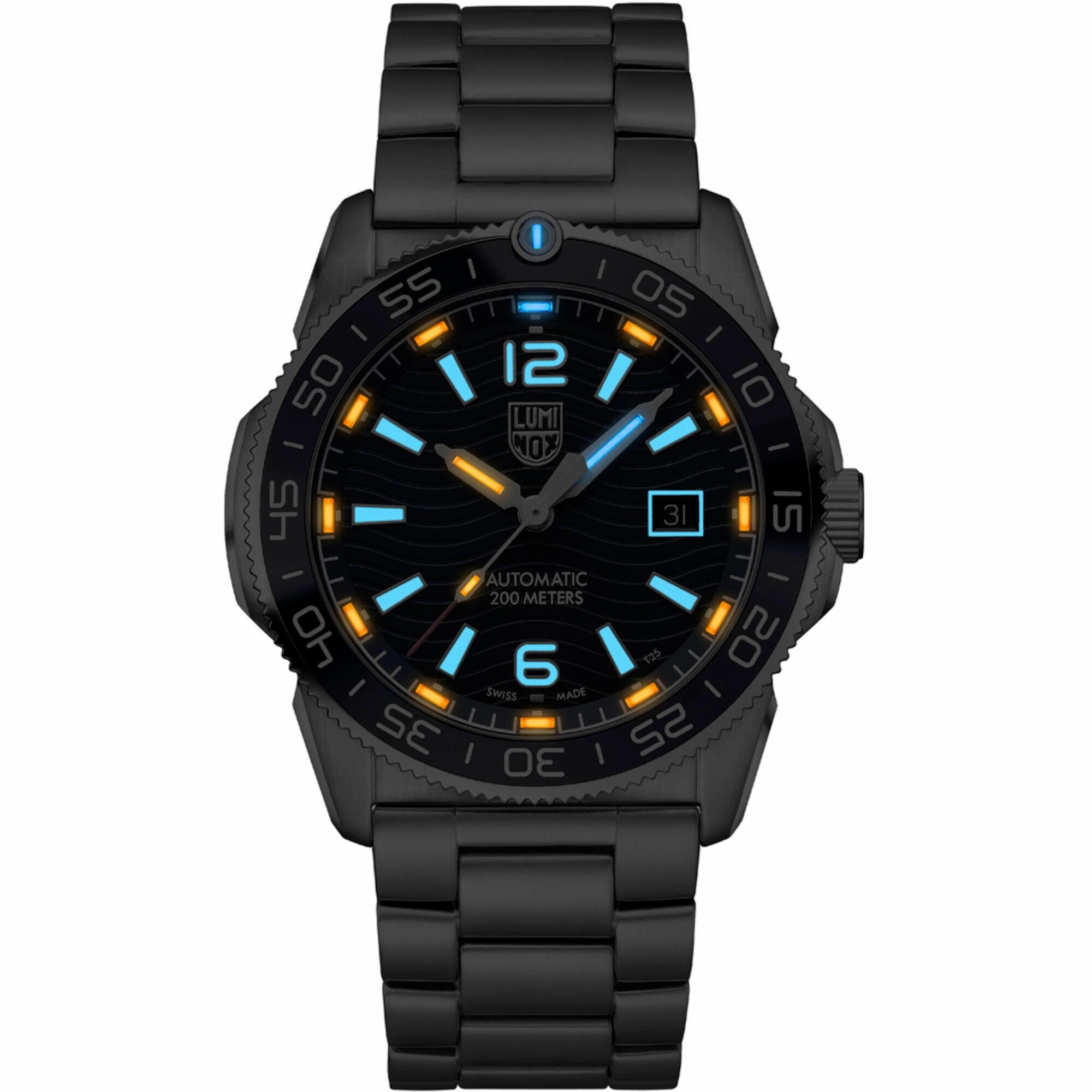 Luminox Men's Watch - Pacific Diver Automatic Blue Dial Silver Bracelet | XS.3104