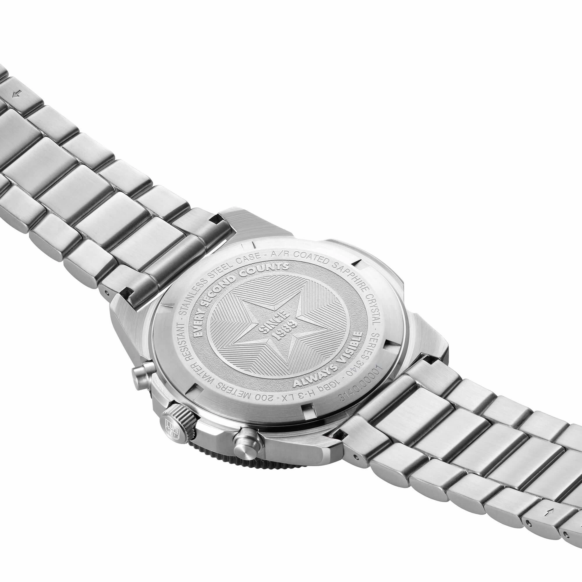 Luminox Men's Watch - Pacific Diver Swiss Quartz Chrono Blue Dial Bracelet | XS.3144