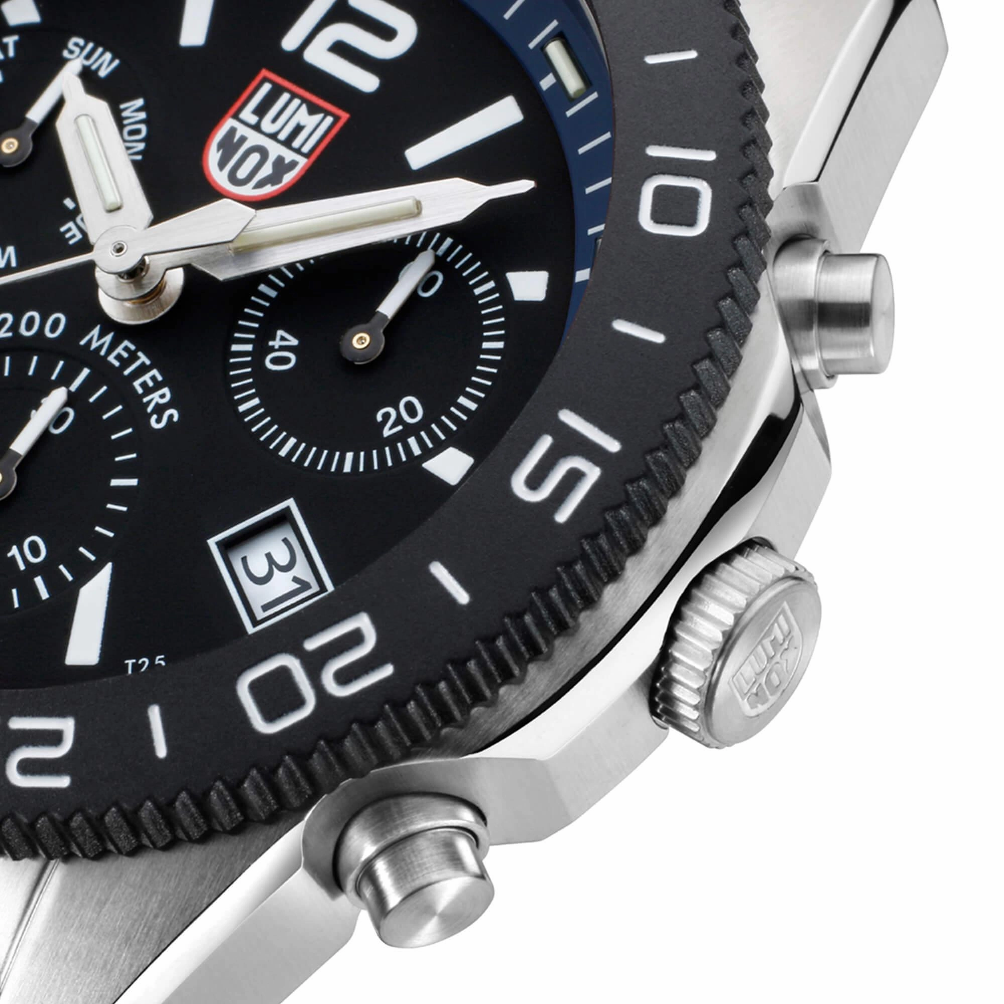 Luminox Men's Watch - Pacific Diver Swiss Quartz Chrono Blue Rubber Strap | XS.3143
