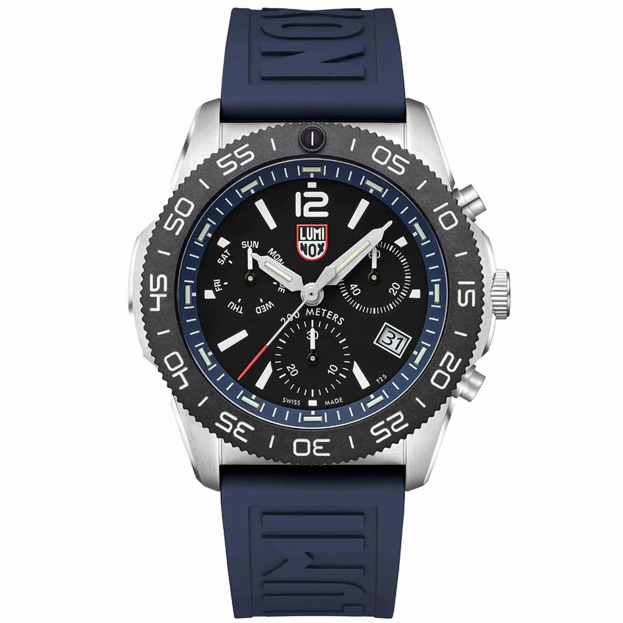 Luminox Men's Watch - Pacific Diver Swiss Quartz Chrono Blue Rubber Strap | XS.3143