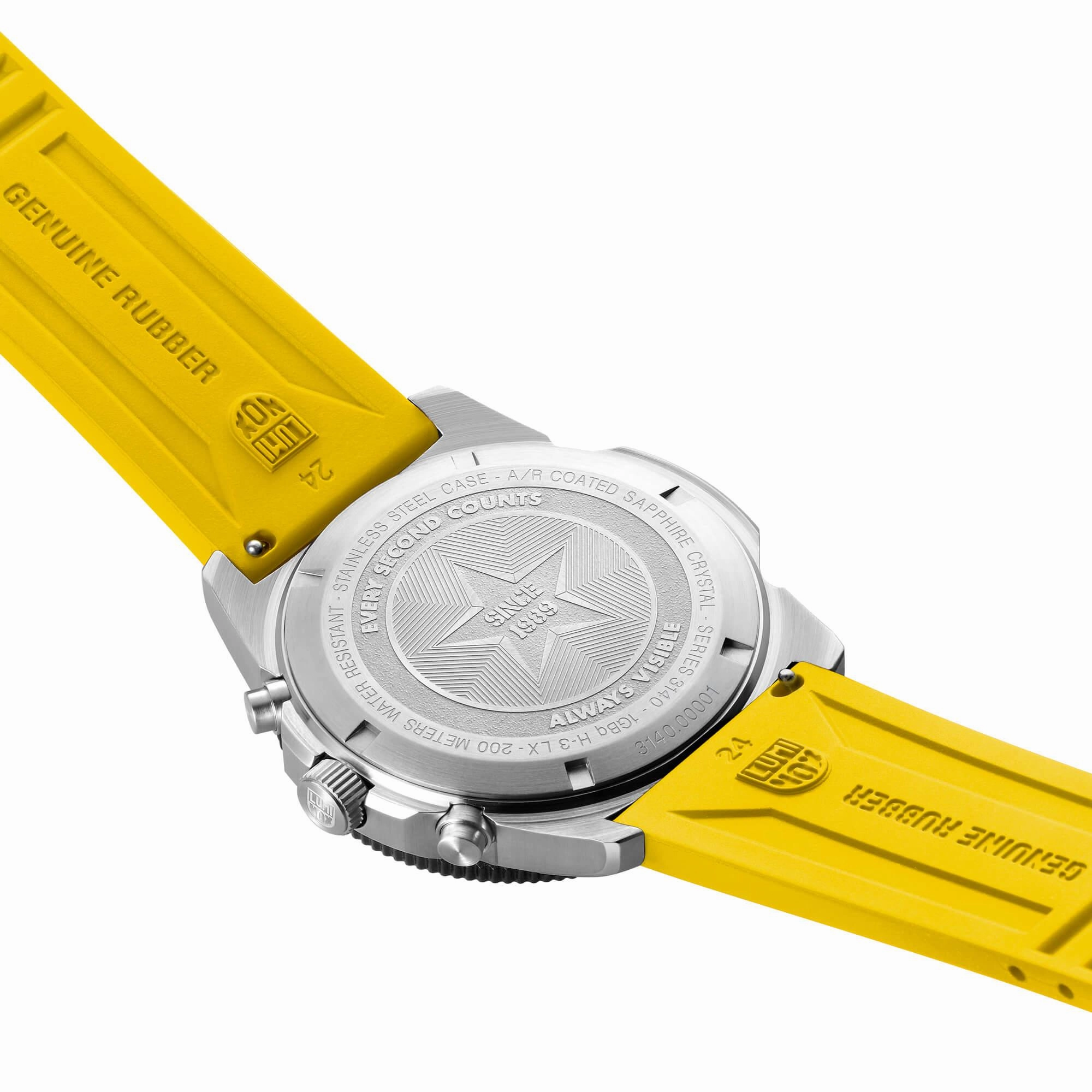 Luminox Men's Watch - Pacific Diver Swiss Quartz Chronograph Yellow Strap | XS.3145