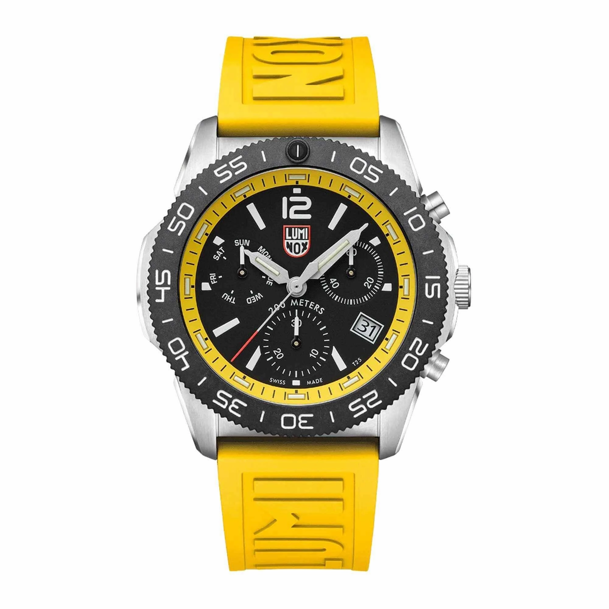 Luminox Men's Watch - Pacific Diver Swiss Quartz Chronograph Yellow Strap | XS.3145