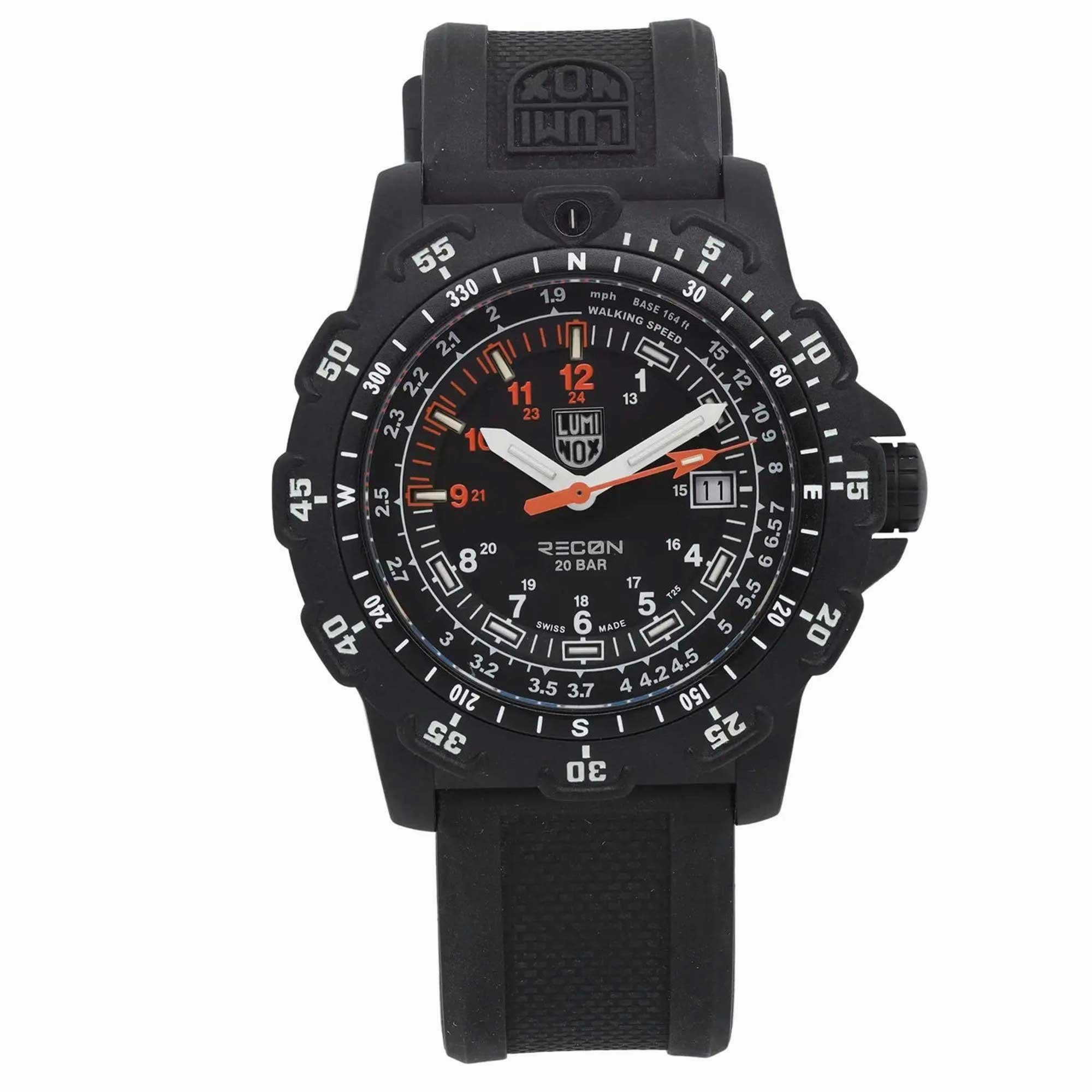 Luminox Men's Watch - Recon Point Man Rotating Bezel Black Dial Strap | XL.8822.MI.F