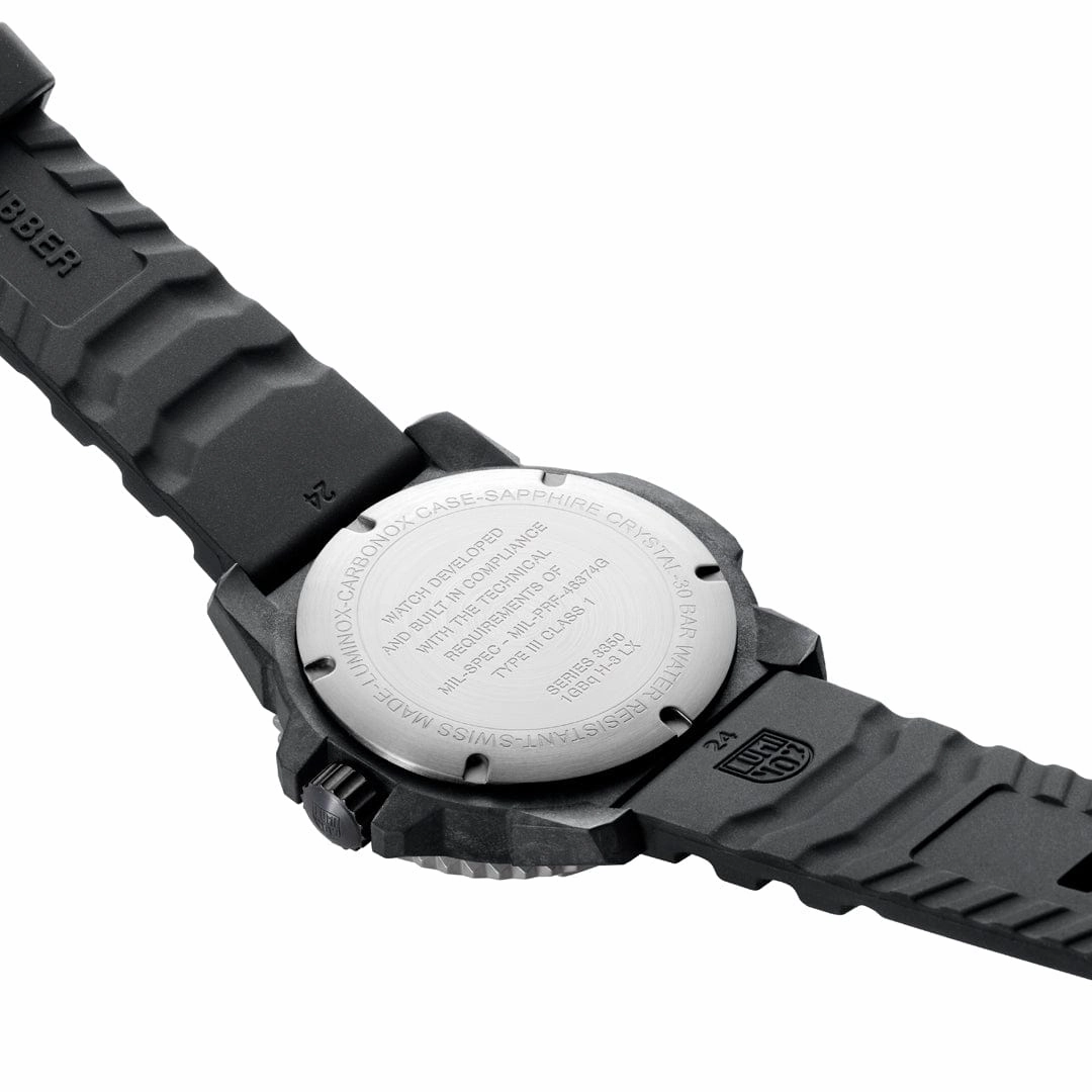 Luminox Mil-Spec Black Dial Grey Rubber Strap 46MM Watch XL.3351.1.SET