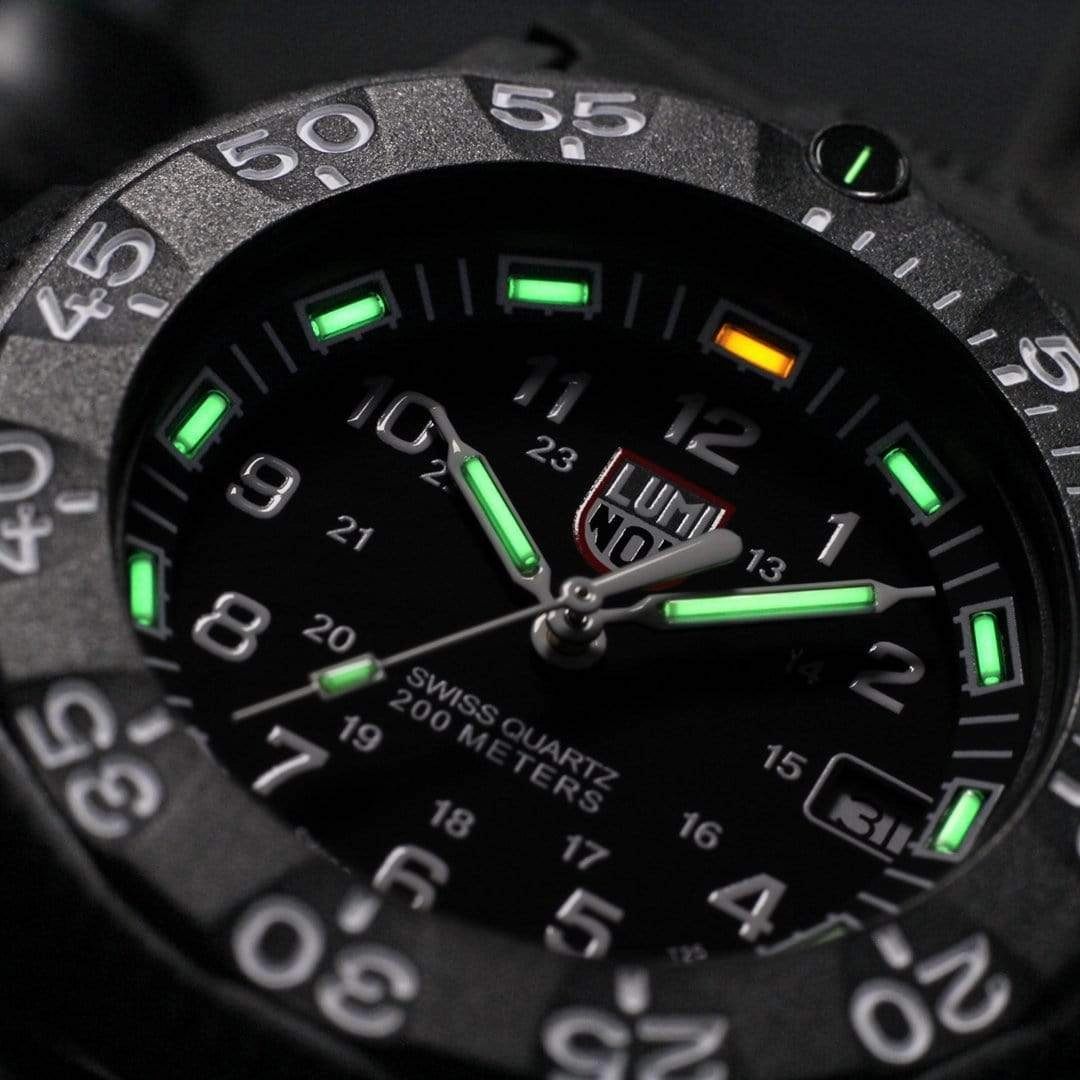 Luminox Original Navy SEAL Dive Black Rubber Watch XS.3001.H.SET