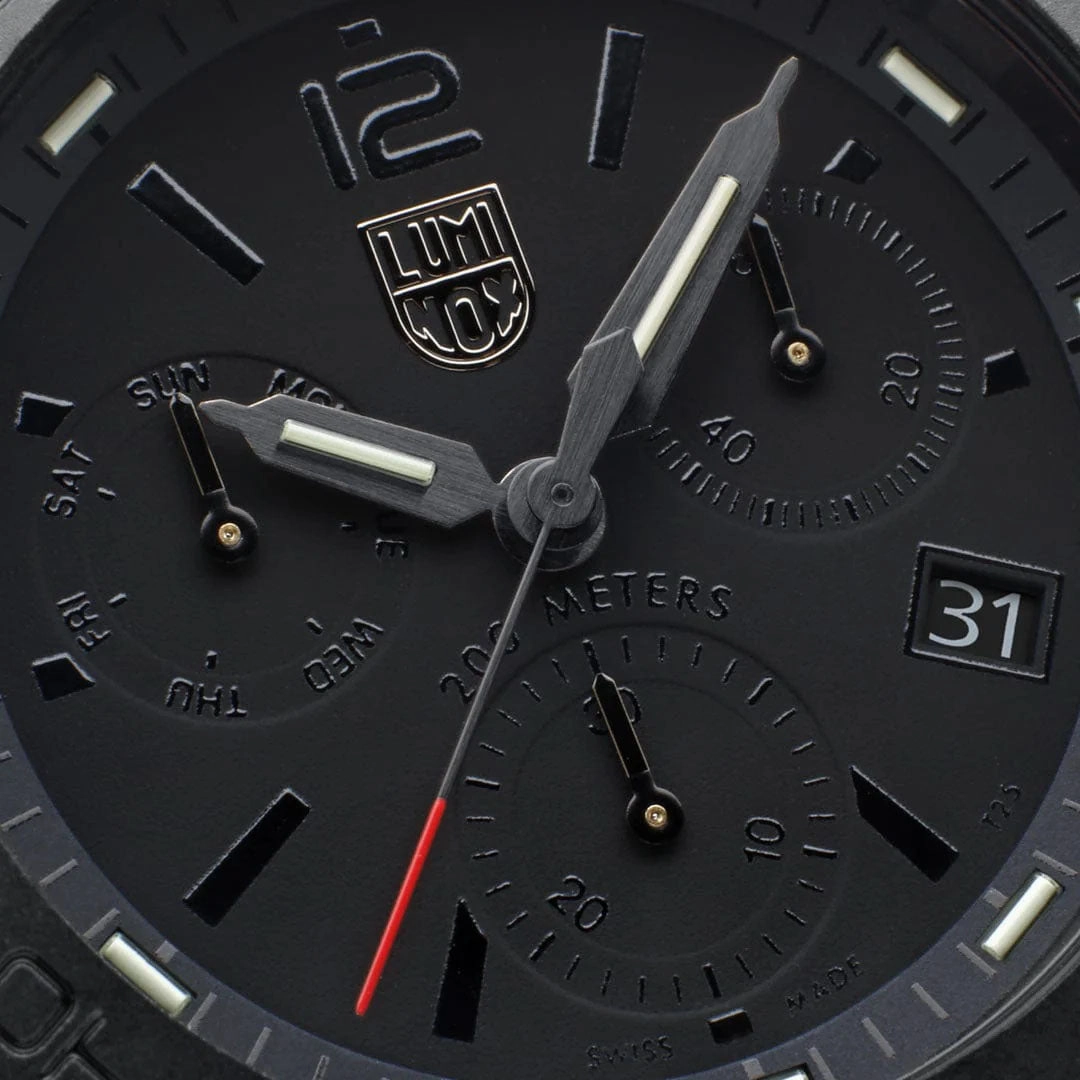 Luminox Pacific Diver Chronograph 44mm 3140 Series Blackout Watch
