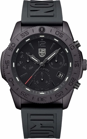 Luminox Pacific Diver Chronograph 44mm 3140 Series Blackout Watch