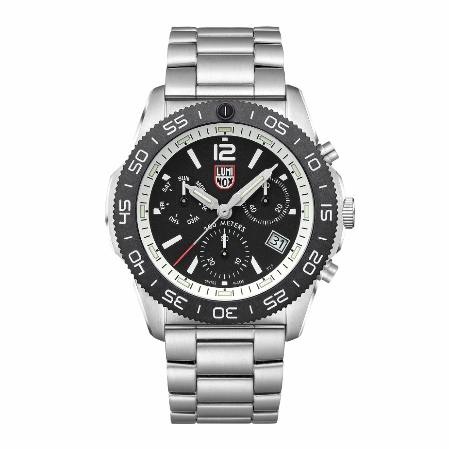 Luminox Pacific Diver Chronograph Black Dial Stainless Steel Watch XS.3141.M