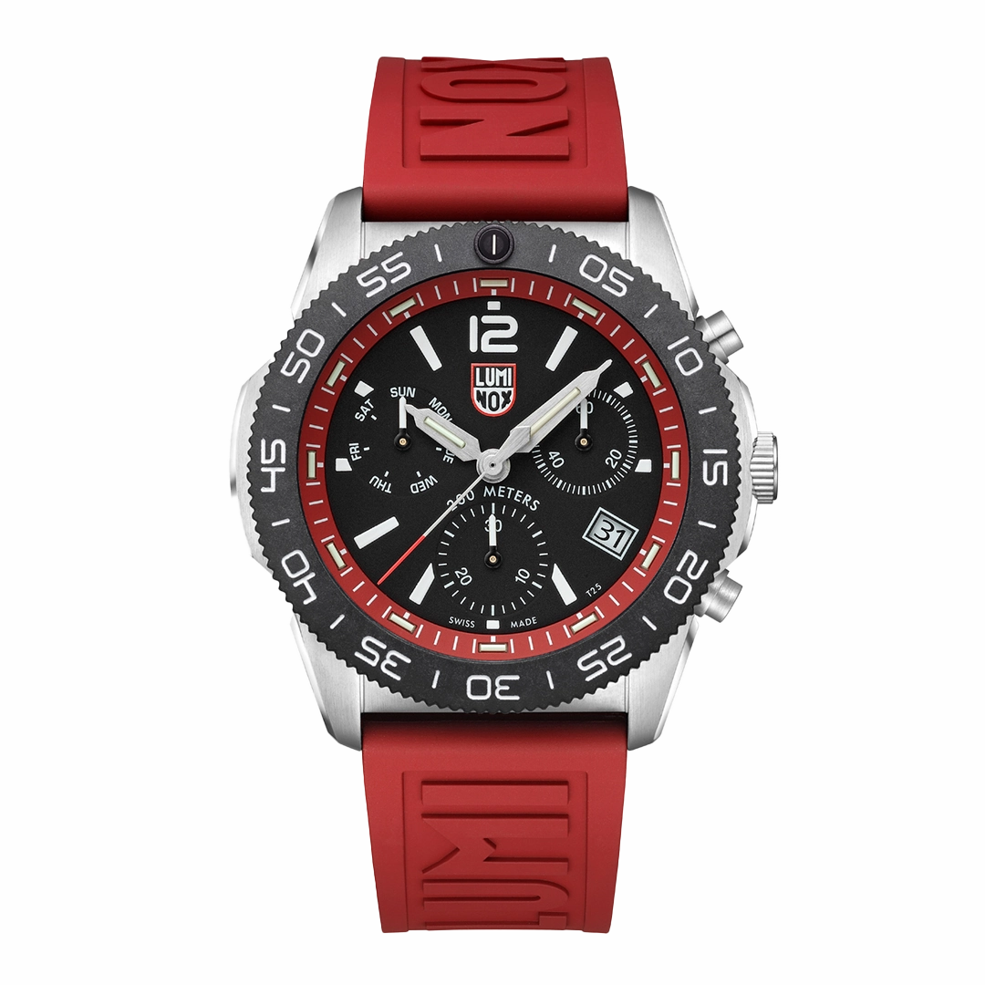 Luminox Pacific Diver Chronograph Red Band Men's Watch XS.3155