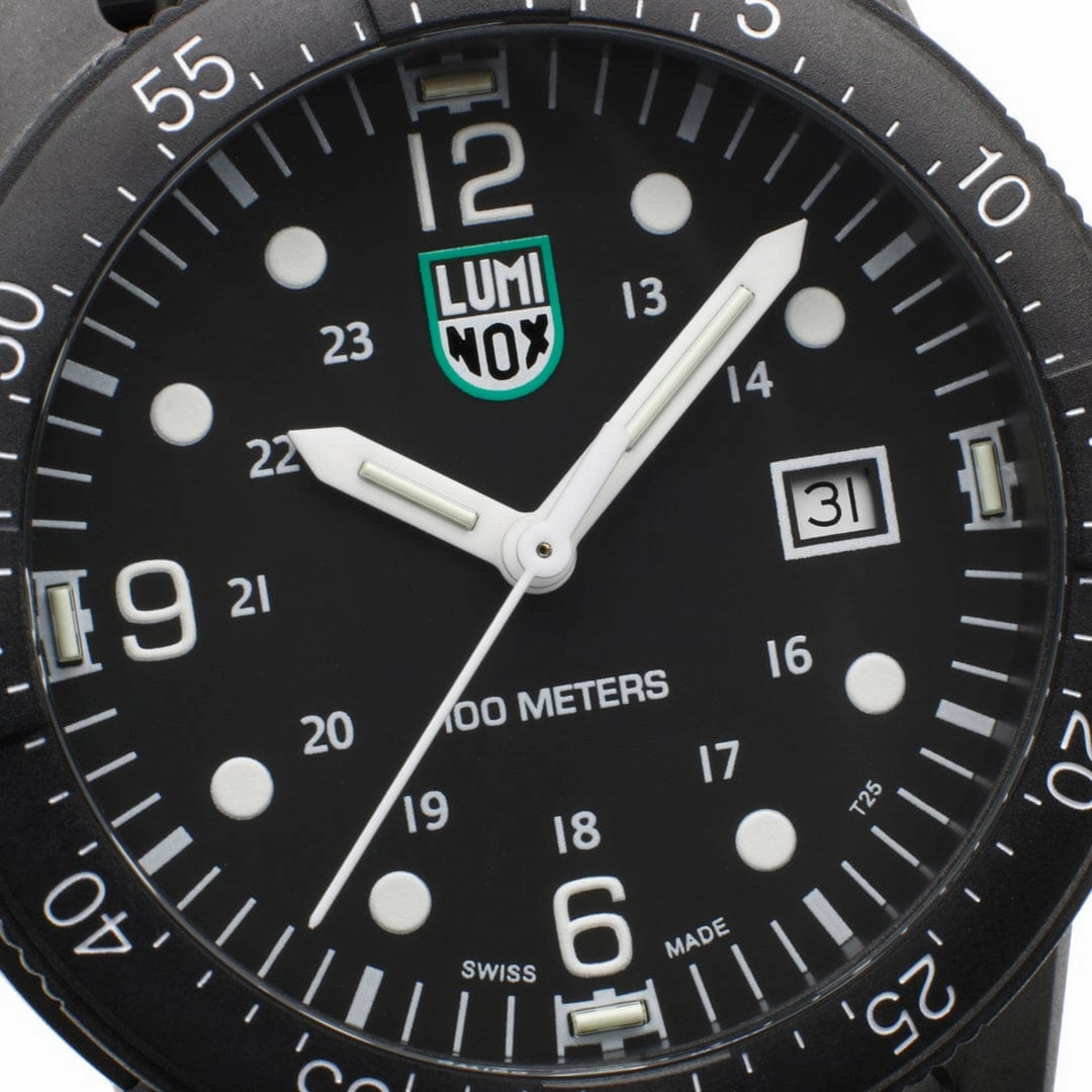 Luminox Sea Bass Carbonox Black Rubber Strap Watch X2.2001