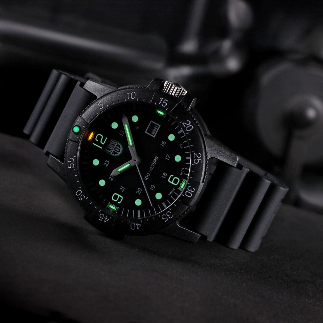 Luminox Sea Bass Carbonox Black Rubber Strap Watch X2.2001