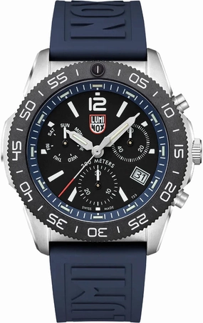 Luminox Sea Pacific Diver Chronograph 3140 Black Blue Watch