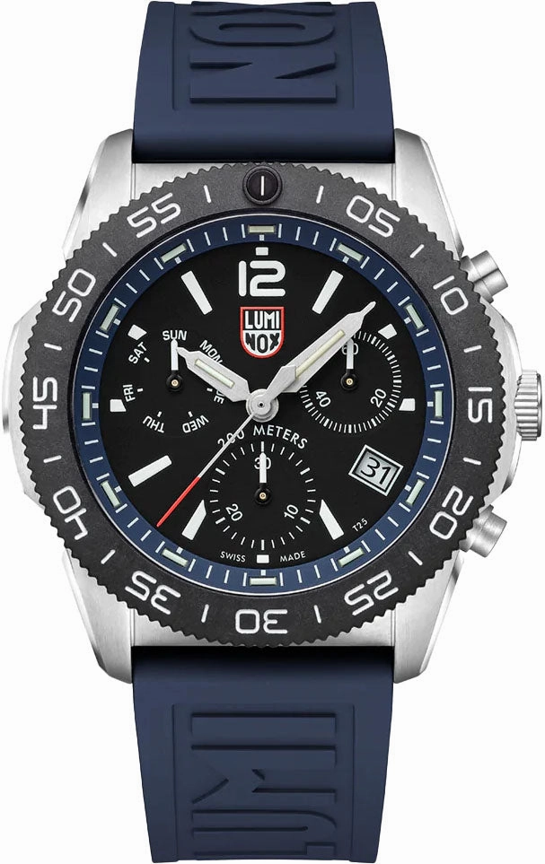 Luminox Sea Pacific Diver Chronograph 3140 Black Blue Watch