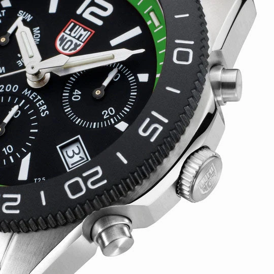 Luminox Sea Pacific Diver Chronograph 3140 Black Green Watch