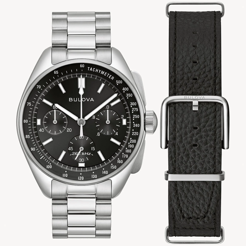 Lunar Pilot 43mm - Black on Bracelet