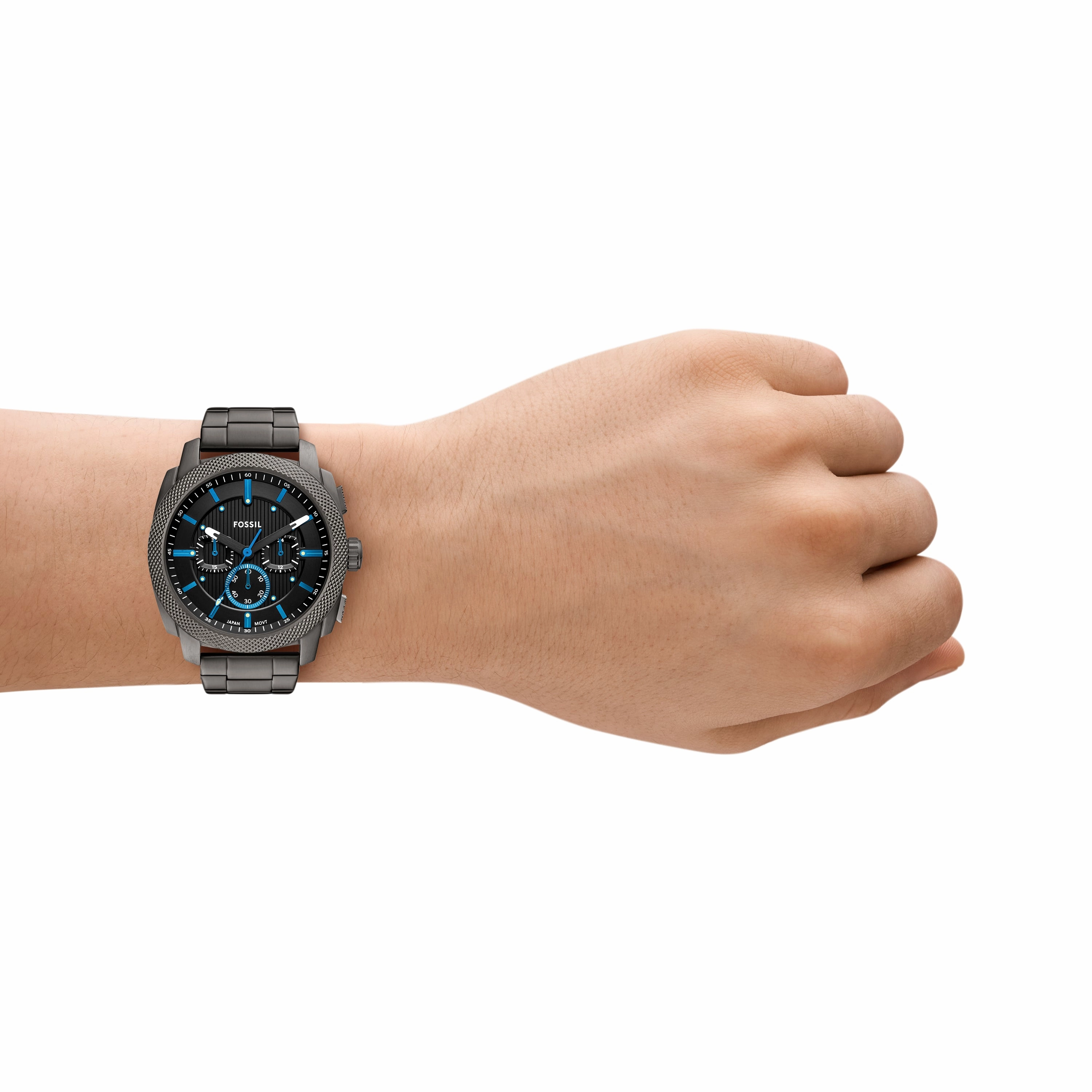 Machine Chronograph Smoke Stainless Steel Watch
