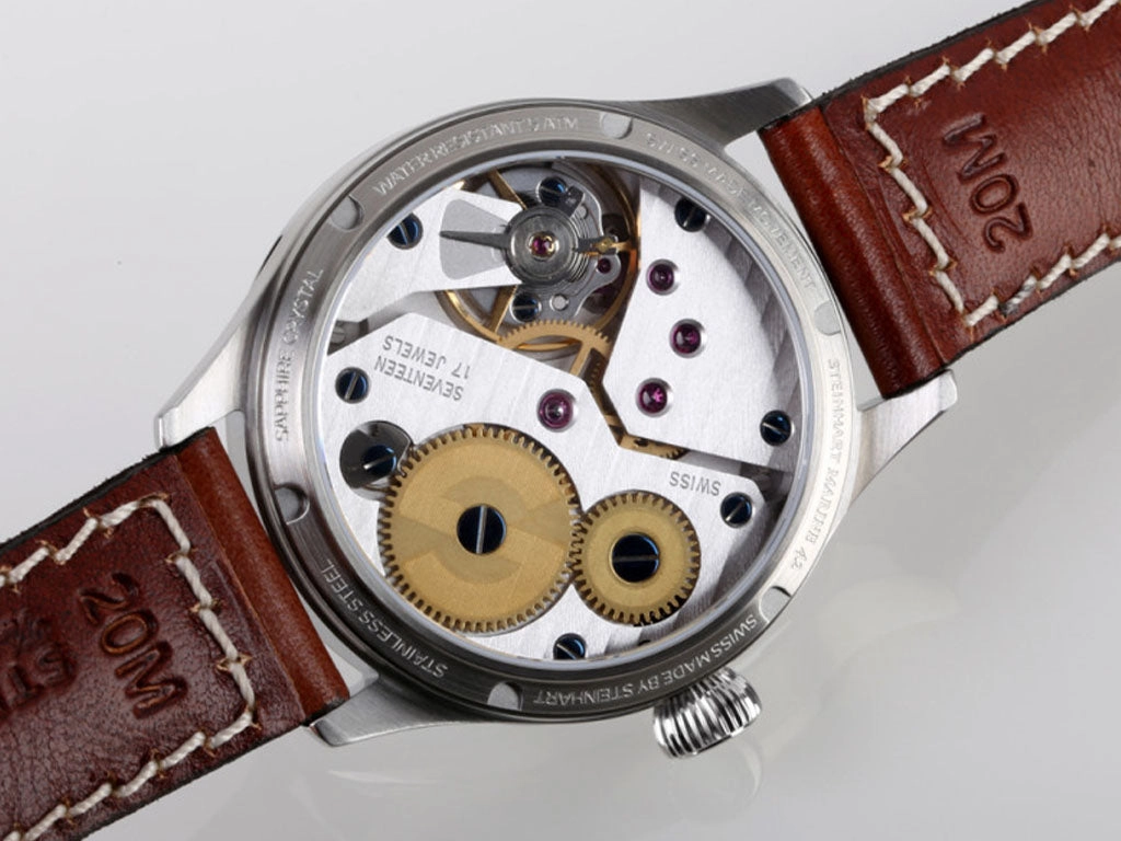 Marine Chronometer 42 Arabic White