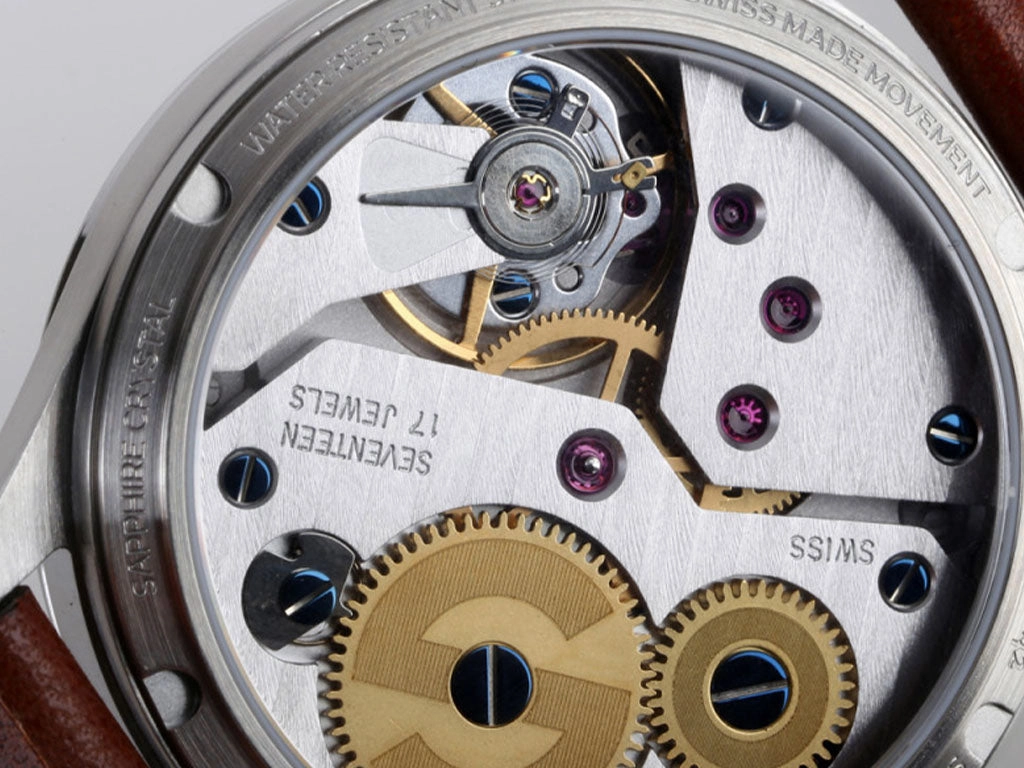 Marine Chronometer 42 Arabic White