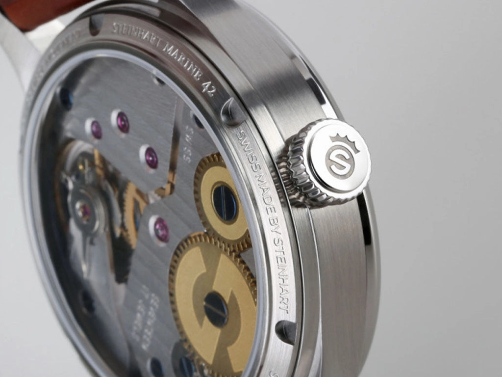 Marine Chronometer 42 Arabic White