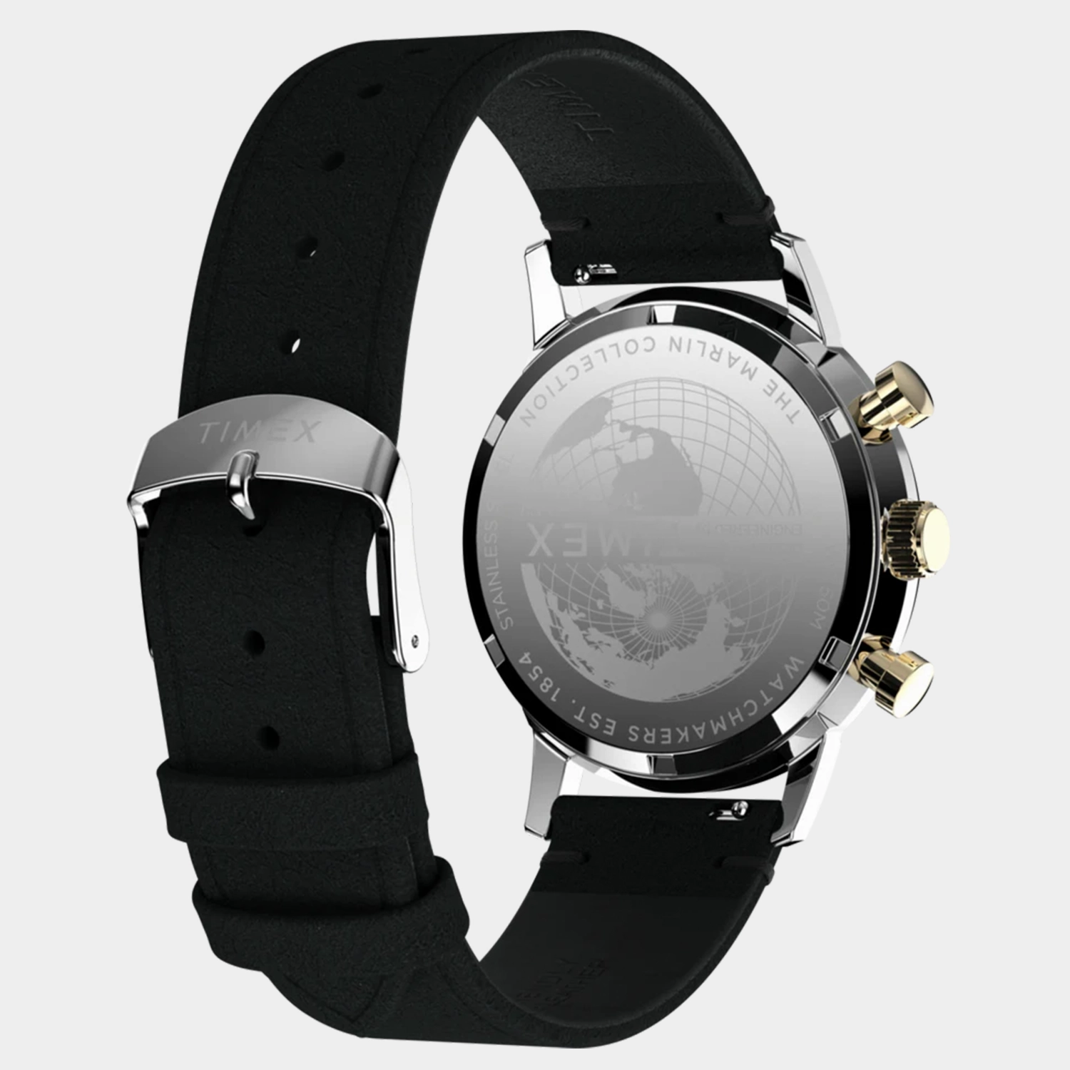 Marlin Men Quartz Champagne Dial Chronograph Leather Watch TW2W60300UJ