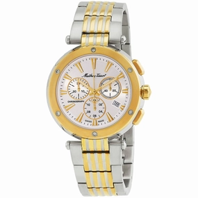 Mathey Tissot Men's Watch - Neptune Chrono Quartz Two Tone Steel Bracelet | H912CHBI