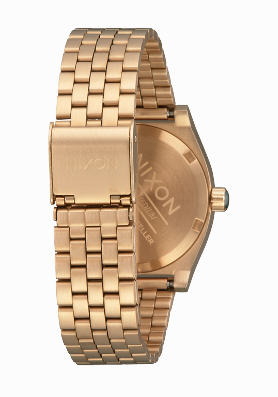Medium Time Teller - Gold / Green Sunray