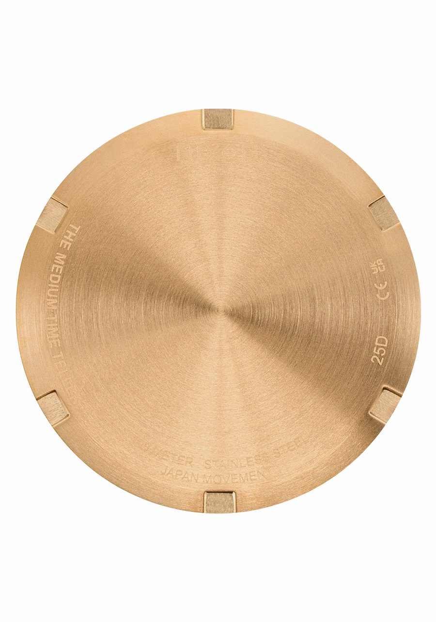 Medium Time Teller - Gold / Green Sunray