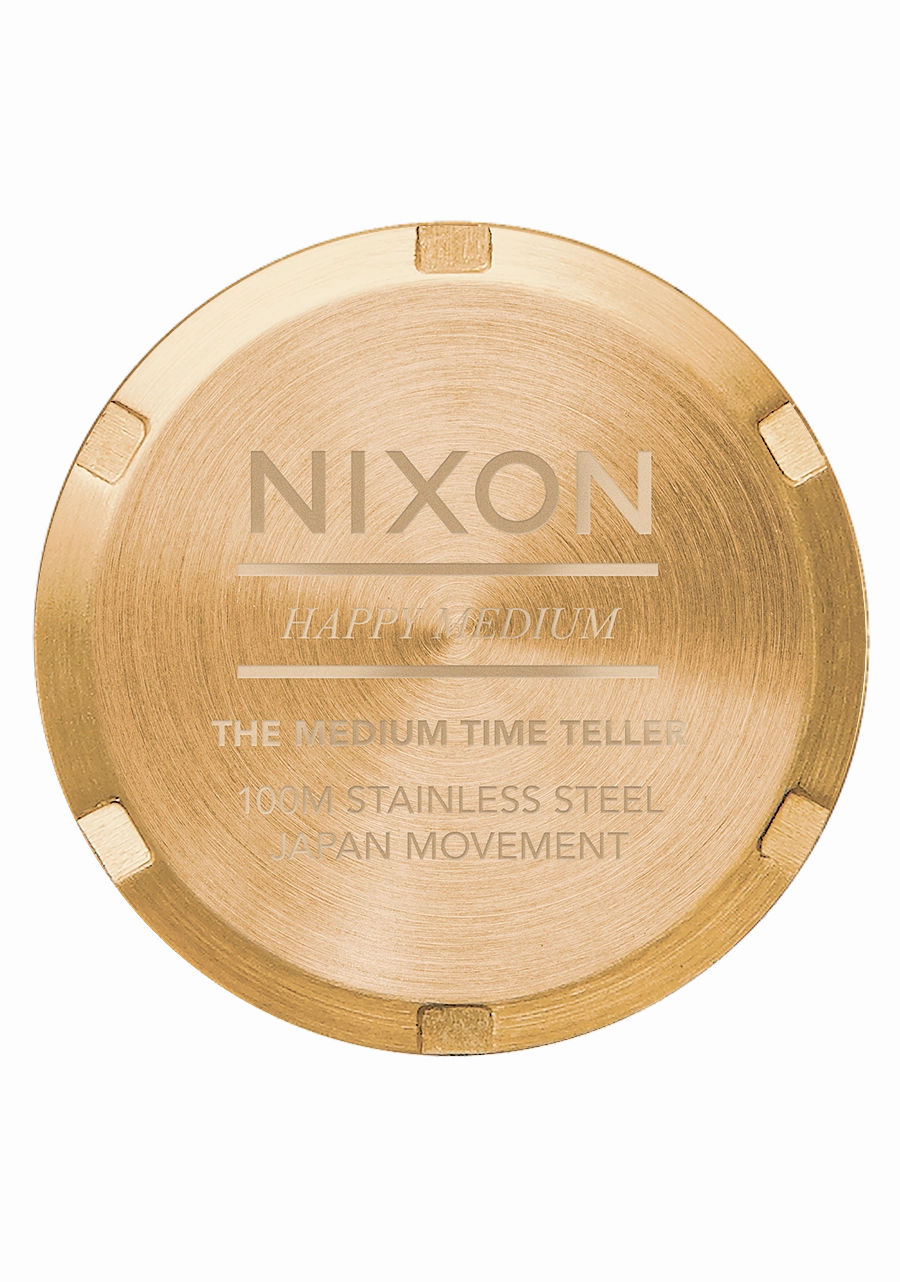 Medium Time Teller - Gold / Green Sunray