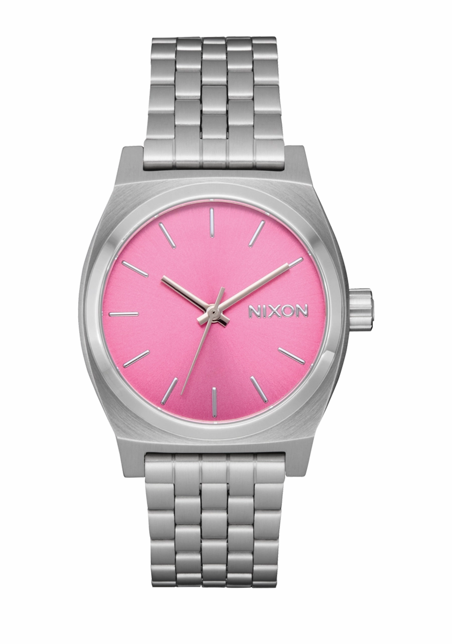 Medium Time Teller - Silver / Pink