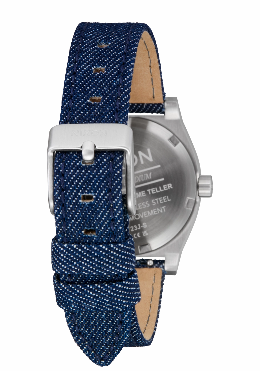 Medium Time Teller Denim - Silver / Indigo / Denim