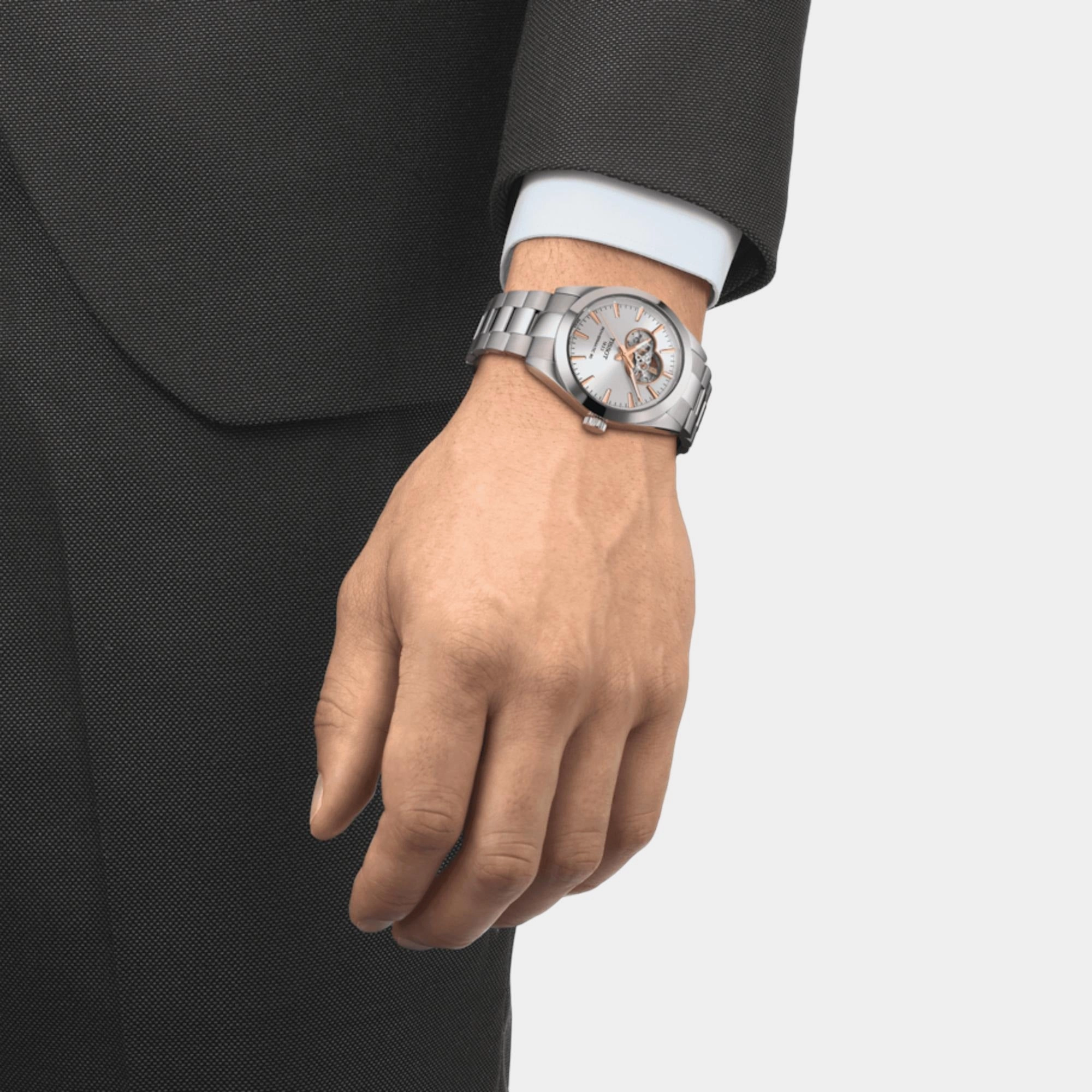 Men Analog Stainless Steel Watch T1274071103101