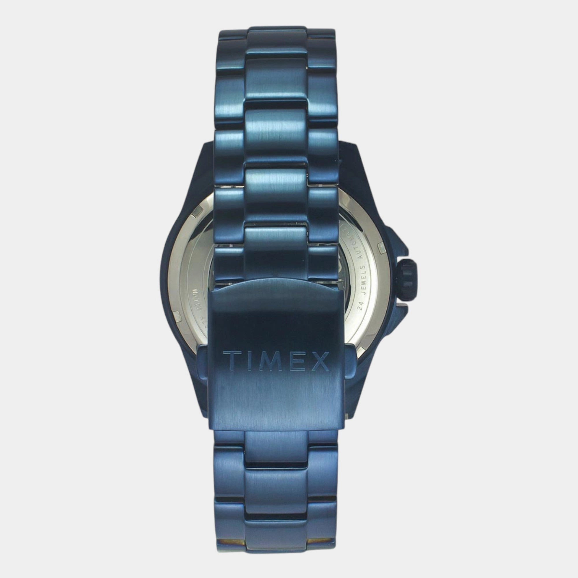 Men Automatic Blue Dial Analog Stainless Steel Watch TWEG24104