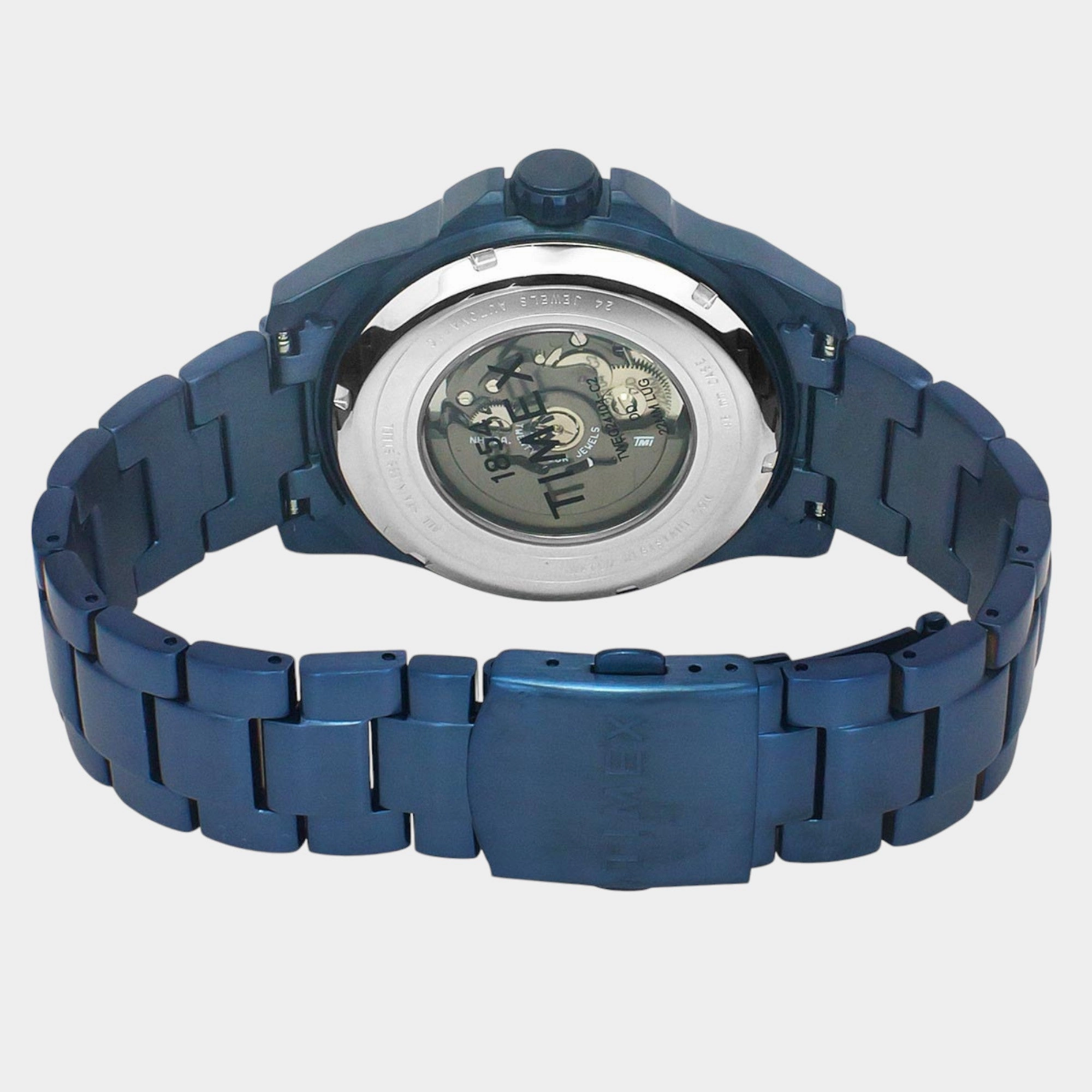 Men Automatic Blue Dial Analog Stainless Steel Watch TWEG24104