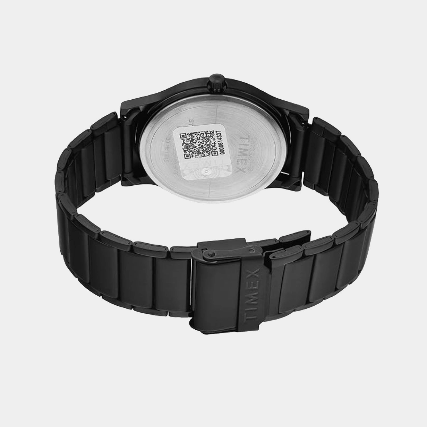 Men Quartz Black Dial Analog Stainless Steel Watch TW000R459