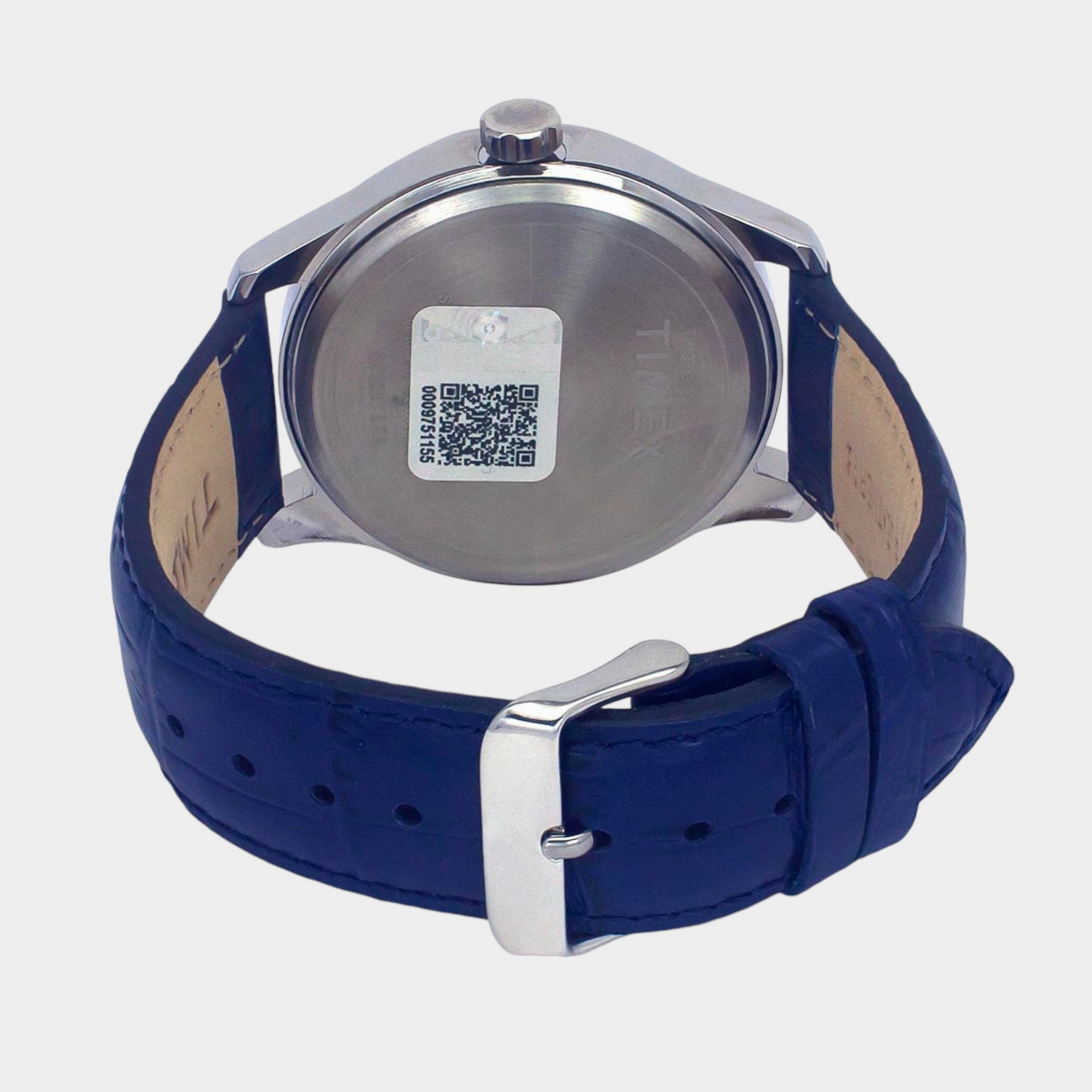 Men Quartz Blue Dial Multi-Function Leather Watch TW0TG7632
