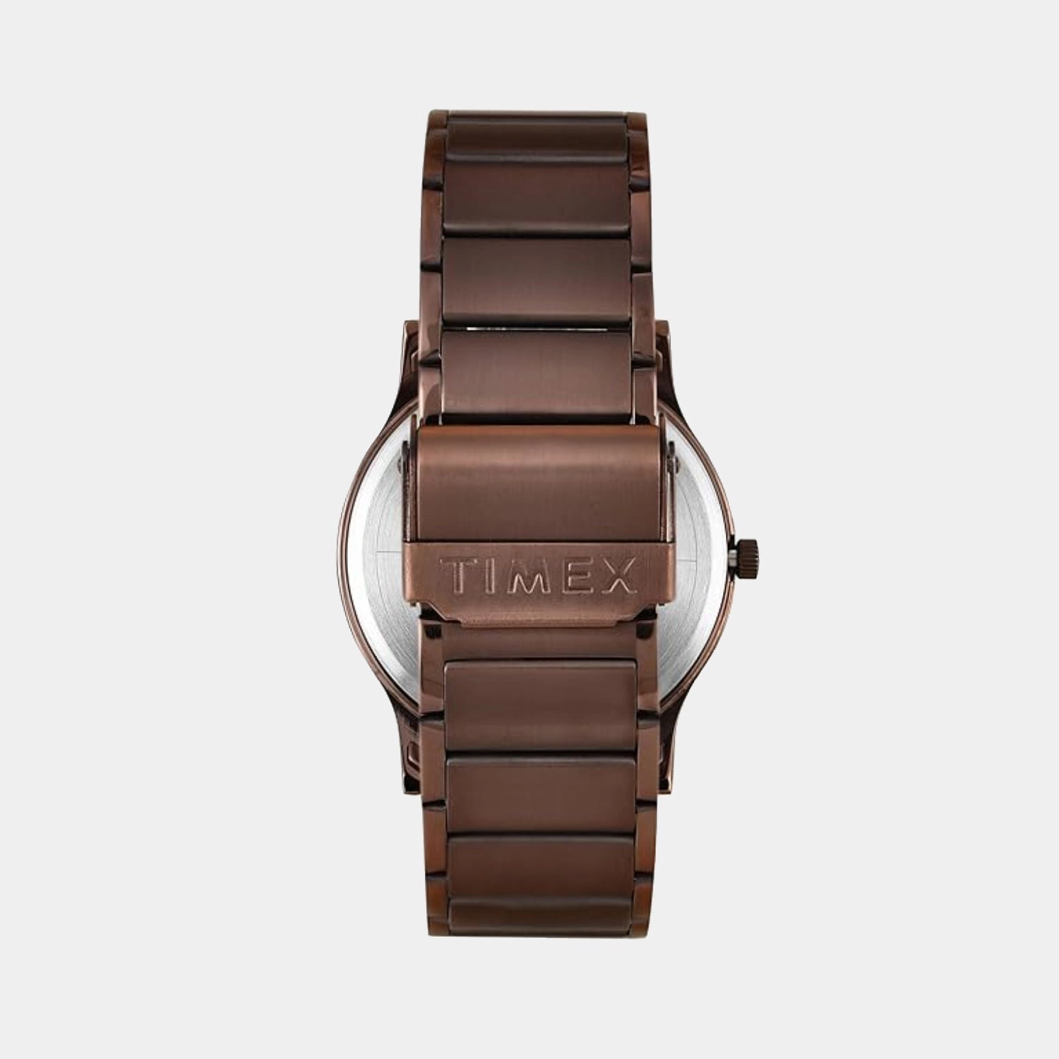 Men Quartz Brown Dial Analog Stainless Steel Watch TW000R461