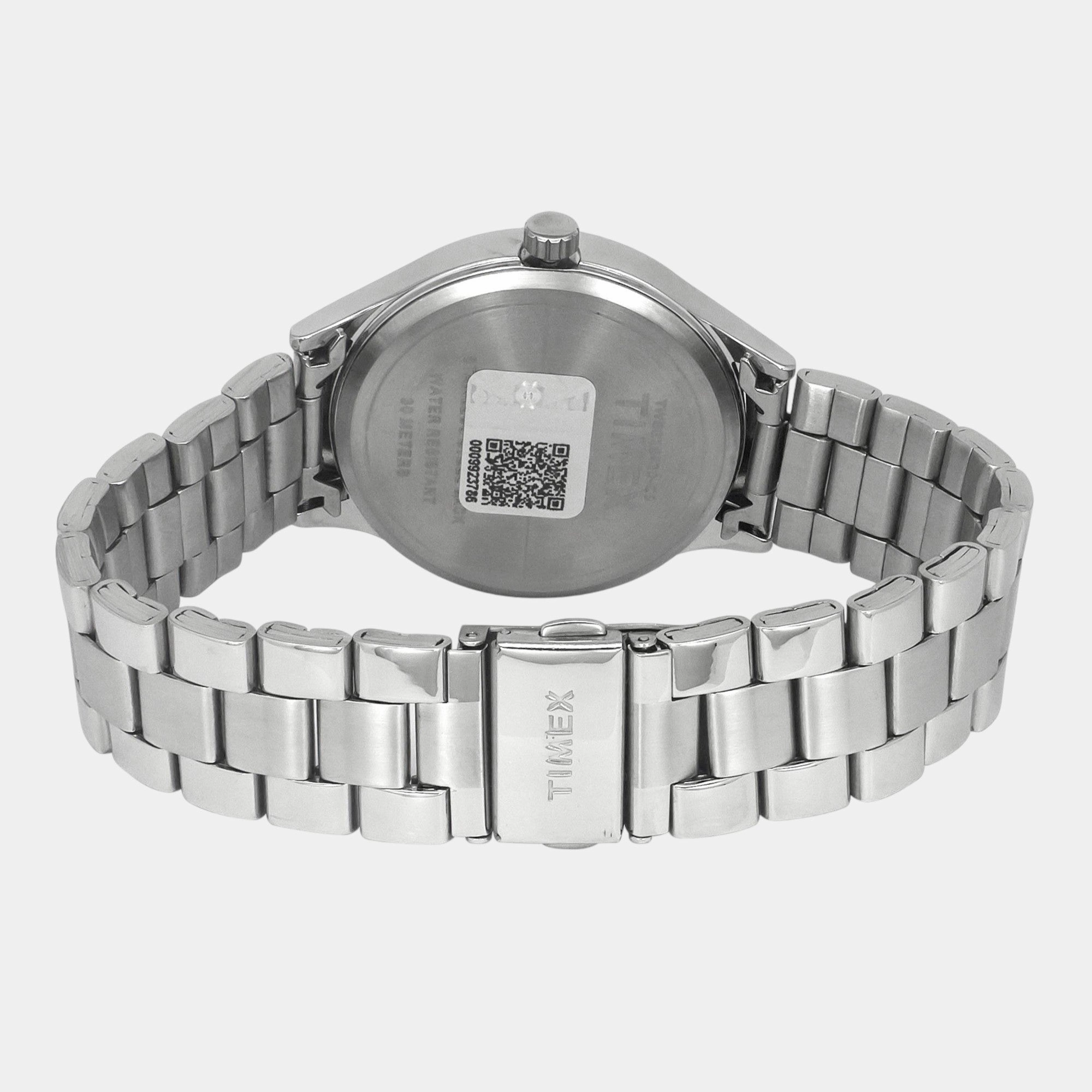 Men Quartz Dark Blue Dial Analog Stainless Steel Watch TWEG18429